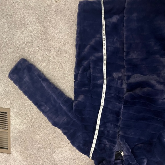 NWT Rachel Zoe Blue faux fur - Picture 13 of 14